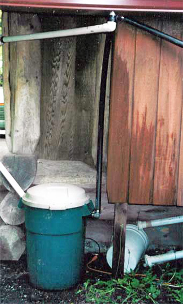 collecting rain water